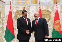 Нікаляс Мадура і Аляксандар Лукашэнка, Менск, 5 кастрычніка 2017