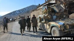 آرشیف، نیروهای امنیتی افغانستان در جریان یک عملیات