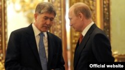 Алмазбек Атамбаев и Владимир Путин