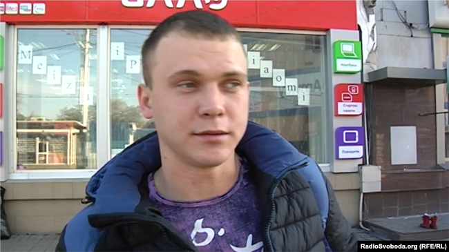 Житель Донецка