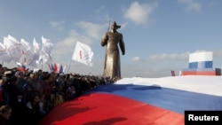 Жители Ставрополя отмечают день народного единства, 4 ноября, 2015 г.