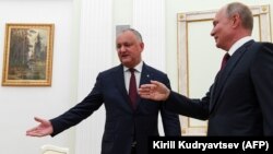 Igor Dodon și Vladimir Putin, septembrie 2019 