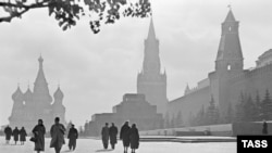 Красная площадь в Москве. Фотохроника ТАСС. 1957