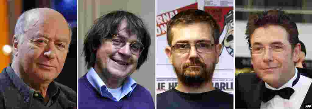 Четверо ведущих карикатуристов&nbsp;​Charlie Hebdo, погибших после нападения на редакцию&nbsp;