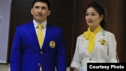 Рио олимпиадасының ашылу салтанатында Қазақстан спортшылары киіп шығатын форма (Суретті Қазақстан олимпиада комитетінің баспасөз қызметі ұсынды).
