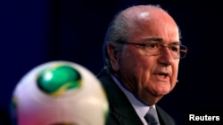 Sepp Blatter, presidenti i FIFA-së (Ilustrim)