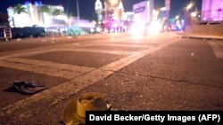 На місці нападу в Лас-Вегасі, фото 1 жовтня 2017 року