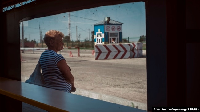 На административной границе с Крымом, архивное фото