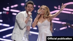 Azerbaijan won hosting rights for this year's Eurovision Song Contest after the country's entry into last year's contest, Ell & Nikki (above), took home top honors.