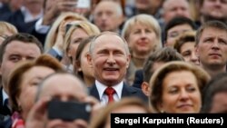 Президент Росії Володимир Путін на святкуванні Дня Москви, 10 вересня 2016 року