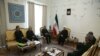 Iranian President Hassan Rouhani Meeting with IRGC commanders in Tehran, after public criticism of military's role in the economy, July 24, 2017