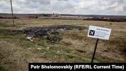 Місце авіакатастрофи «Боїнга-777» на Донбасі (архівне фото)