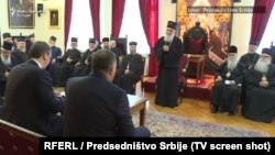 Predsednik Srbije Aleksandar Vučić na Saboru SPC