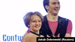  Дъщерята на Путин Катерина Тихонова по време на танцово съревнование в Краков през 2014 година 