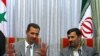 محمود احمدی نژاد در جریان یک نشست خبری مشترک با بشار اسد، رییس جمهوری سوریه از ادامه گفت وگو با غرب استقبال کرد.(عکس از ایسنا)