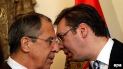 Sergej Lavrov i Aleksandar Vučić 