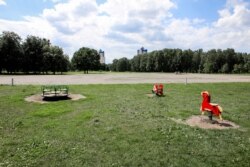 Одне з місць, дозволених для агітації – майданчик у Парку дружби народів у Мінську