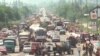 Dio konvoja izbjeglih pred akcijom "Oluja", 7. kolovoz 1995.