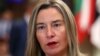 Federica Mogherini la sediul UE la Bruxelles