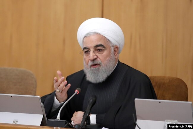 Iranian President Hassan Rohani: "Allow all parties and groups to run for office."