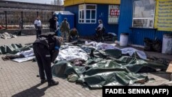 "A single Russian cluster munition attack on a train station in Kramatorsk on April 8, 2022, killed at least 58 civilians and wounded 100 others," HRW says in the new report.