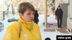 365info.kz порталының журналисі Александа Алехова. Алматы, 13 қараша 2018 жыл.