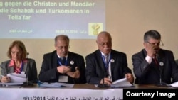 مؤتمر برلين للحركة الحقوقية العراقية الدكتور تيسير الالوسي الثاني من اليسار