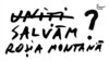 Caricatură a lui Dan Perjovschi pe tema sloganului protestelor împotriva exploatării cu cianuri la Roșia Montană: „Uniți, salvăm Roșia Montană". 