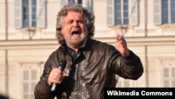 Beppe Grillo, an Italian comedian, actor, blogger, and head of the populist Five Star Movement.