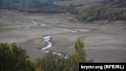 Крым, пересохшее Белогорское водохранилище, 30 сентября 2016 года