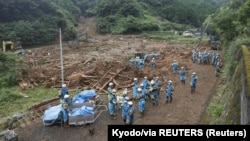 Potraga za nestalima u klizištu u gradu Tsunagi 5. jula