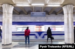 Станция метро в Ташкенте. Узбекистан, 30 ноября 2019 года.