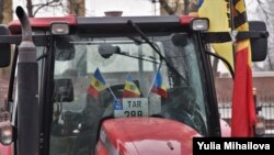 Chișinău: protestul agricultorilor, 18 decembrie 2021.