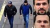 Вероятные сотрудники военной разведки России Петров и Боширов на улицах Солсбери