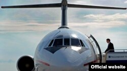 Алмазбек Атамбаев. Ту-154.