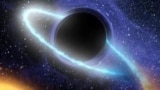 مفهومی هنری از یک سیاهچالهٔ ابرپرجرم