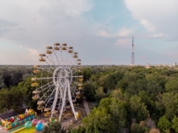 Городской парк культуры и отдыха. Уральск, 5 августа 2018 года