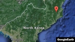 Предполагаемый район проведения трех ядерных испытаний в Северной Корее. Иллюстративное фото.