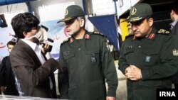 احمد وحیدی، وزیر دفاع ایران در مراسم راه‌اندازی خط تولید الیاف کربن