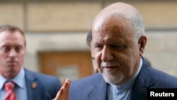 Iranian Oil Minister Bijan Zanganeh 