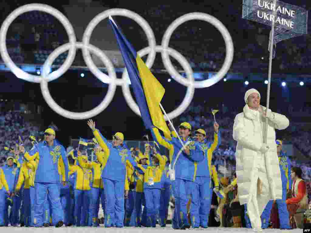 ...while Ukraine was shut out of the medal count in 2010.