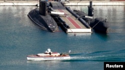 Російські підводні човни Чорноморського флоту в порту Севастополя, 20 березня 2014 року