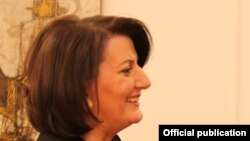Претседателката на Косово Атифете Јахјага