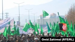 یکی از راهپیمایی‌های حزب اسلامی در کابل