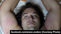 Олександр Пугачов, на фото відразу після затримання