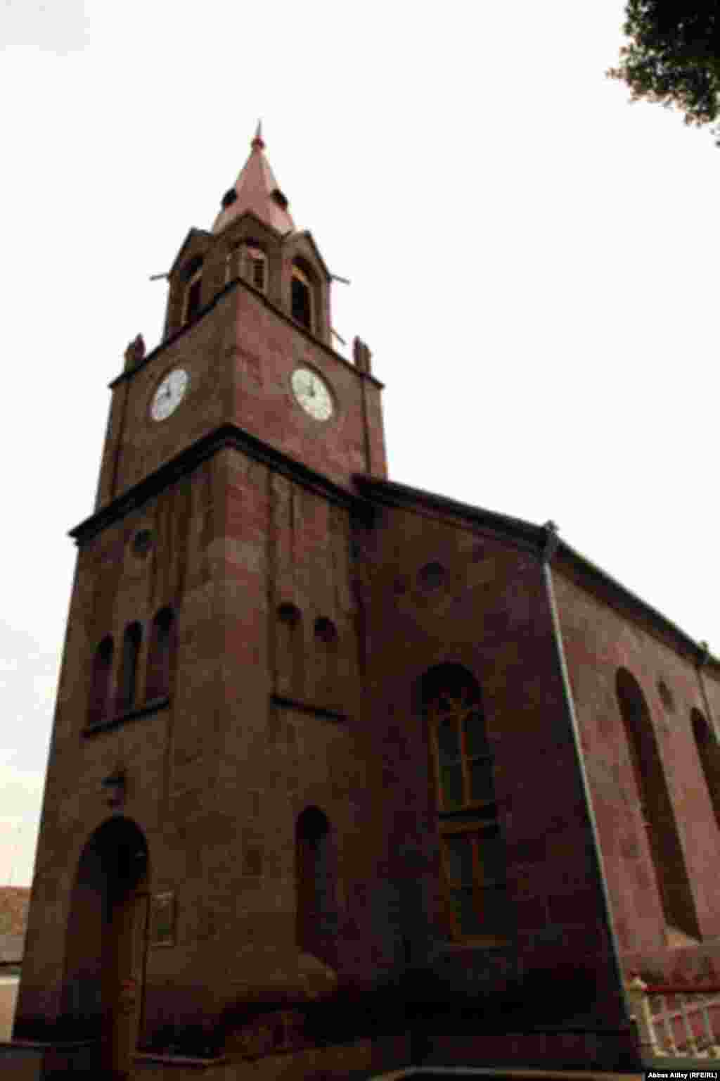 ...and the town's Christian heritage is still plain to see in this majority Muslim country, although this Lutheran church is now used as a museum.