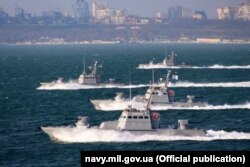 Малі броньовані артилерійські катери. Фото Служби зв’язків з громадськістю Командування ВМС ЗСУ