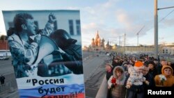 Moskva: Obilježena godišnjica ubistva Njemcova