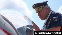 Colonel General Viktor Bondarev last year when he was commander of the Russian Air Force.