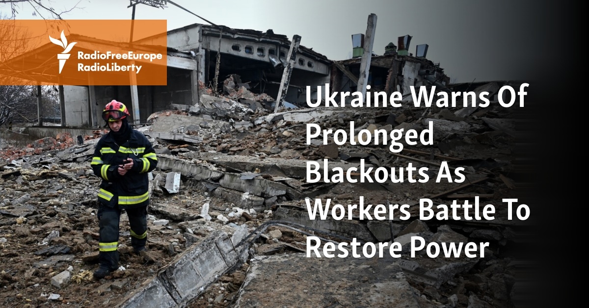 Power Restored To Nearly 6 Million Ukrainians After Latest Russian ...